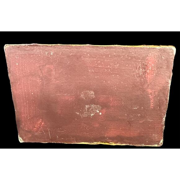 Ceramic Woven Gold Pineapple Top Knob Rectangle Jewelry Trinket Box 6” X 6” X 4” - Picture 10 of 10